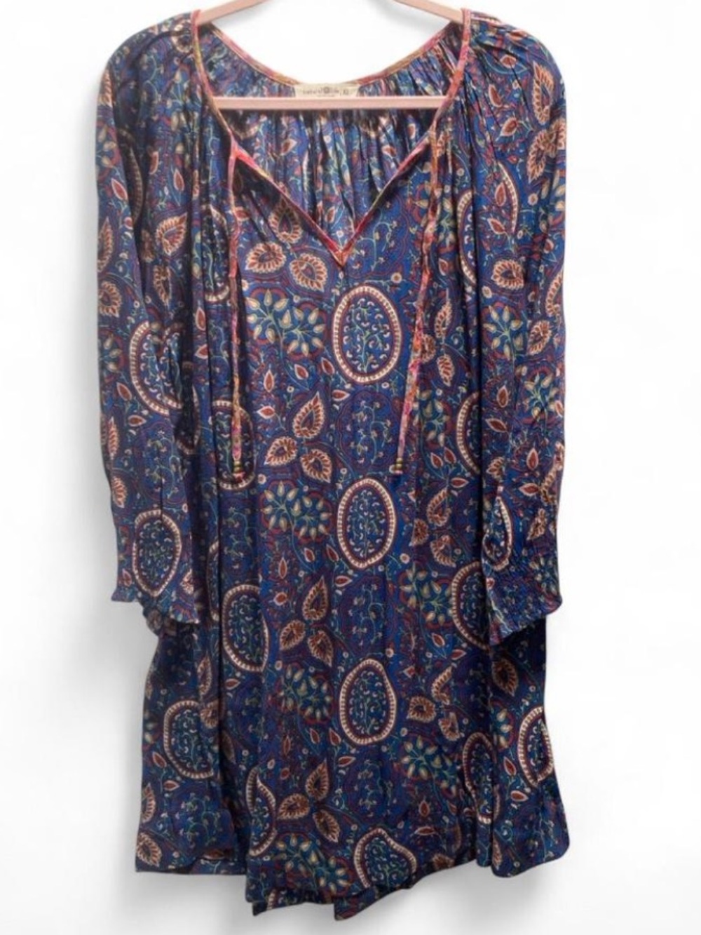 NWOT Natural Life XL blue floral dress